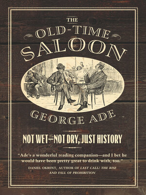 cover image of The Old-Time Saloon